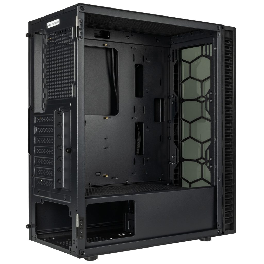 Kolink Observatory HF Glass Core Midi Tower - black