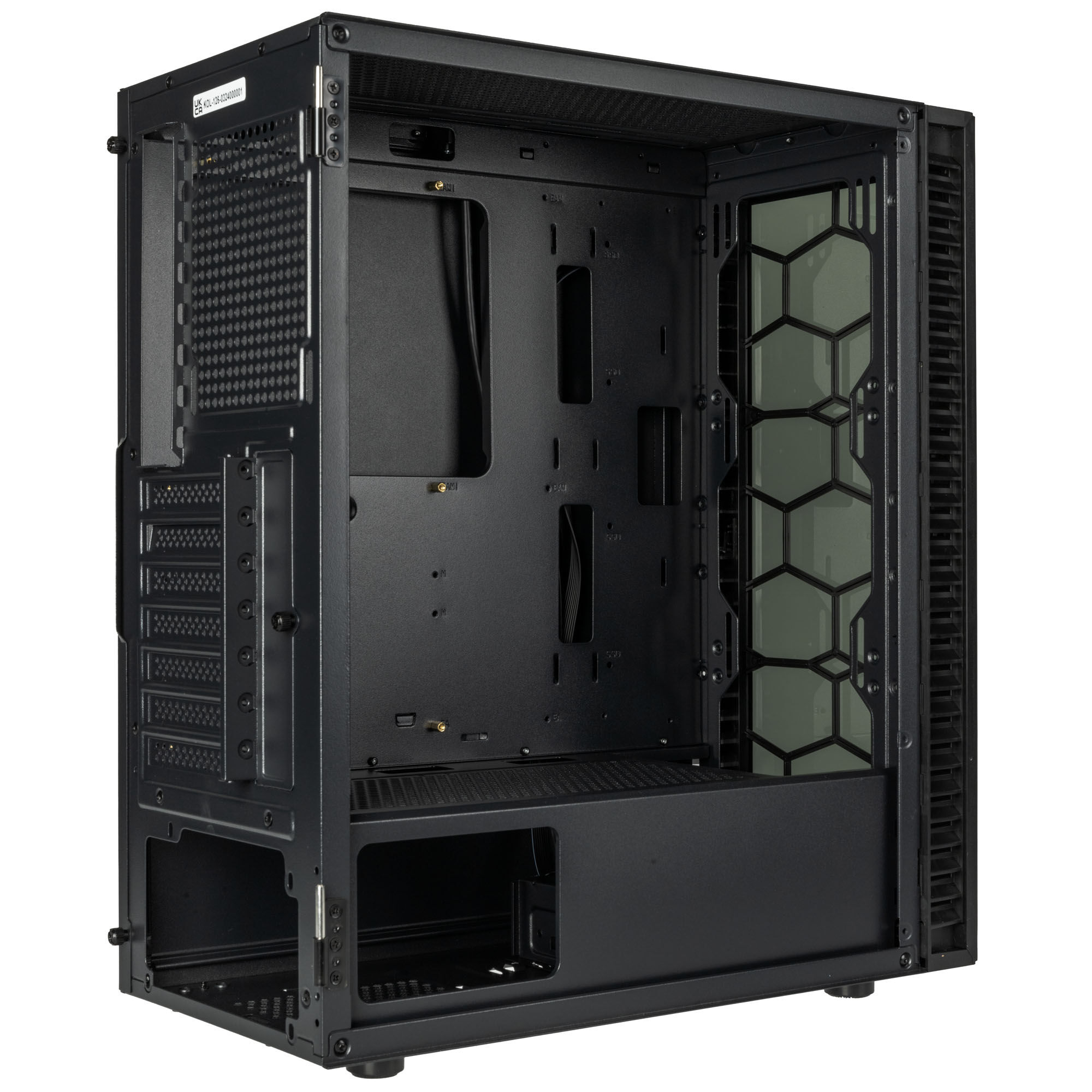 Kolink Observatory HF Glass Core Midi Tower - black