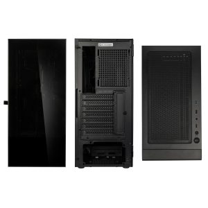 Kolink Observatory HF Glass Core Midi Tower - black