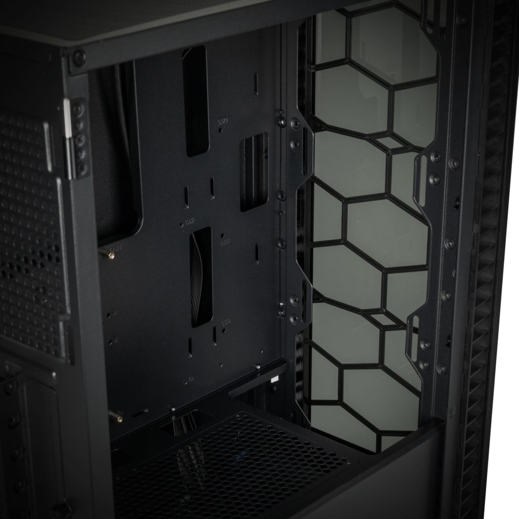 Kolink Observatory HF Glass Core Midi Tower - black