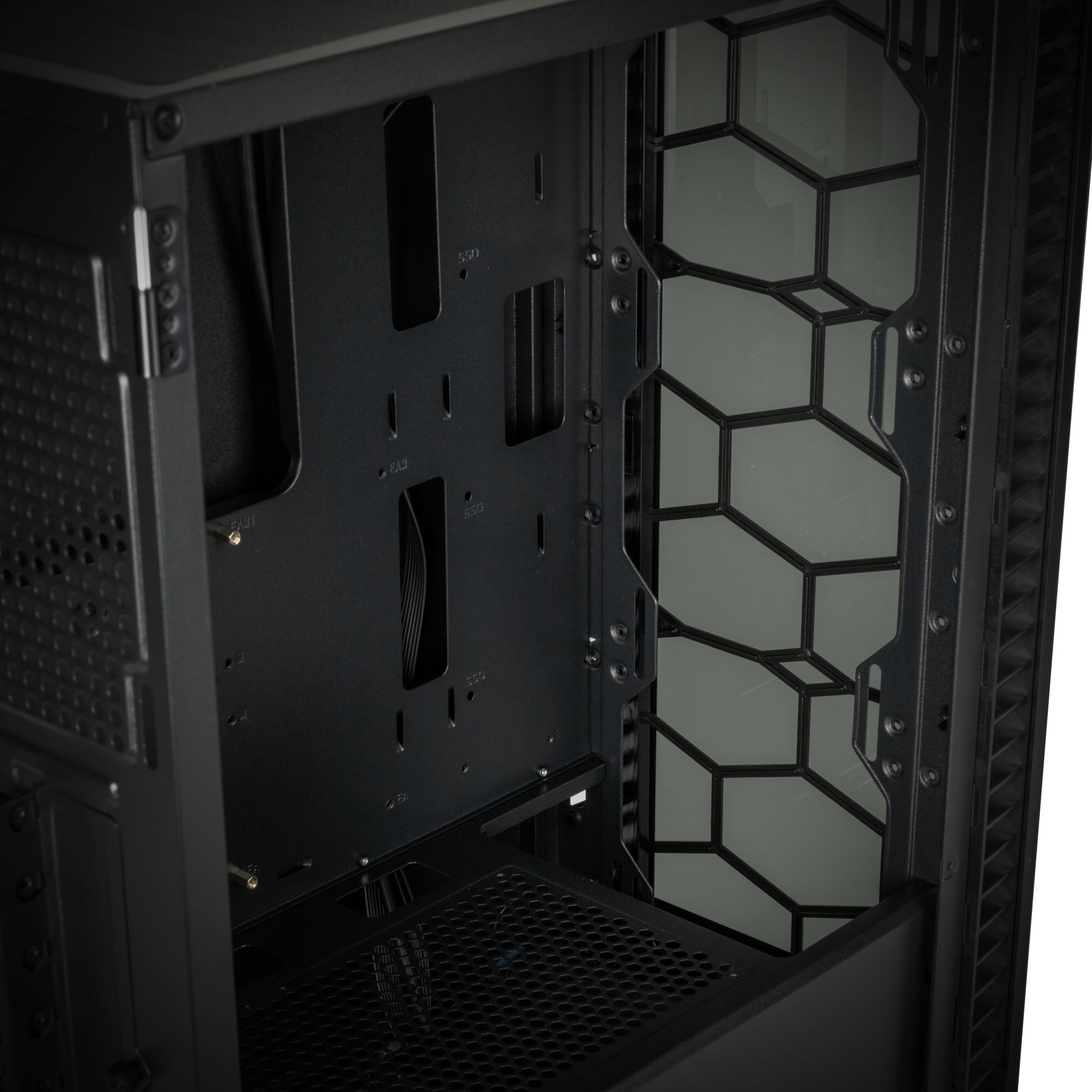 Kolink Observatory HF Glass Core Midi Tower - black