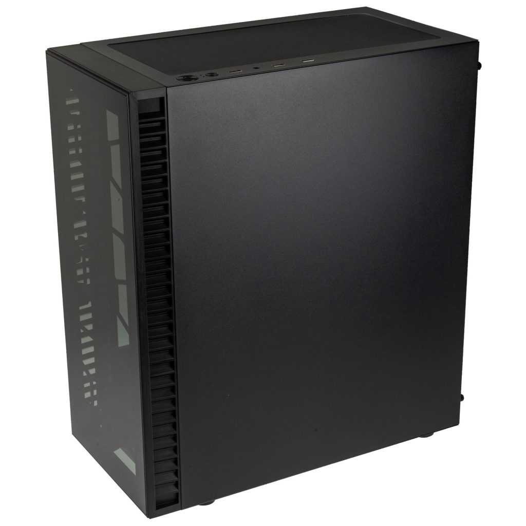 Kolink Observatory HF Glass Core Midi Tower - black