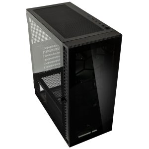 Kolink Observatory HF Glass Core Midi Tower - black