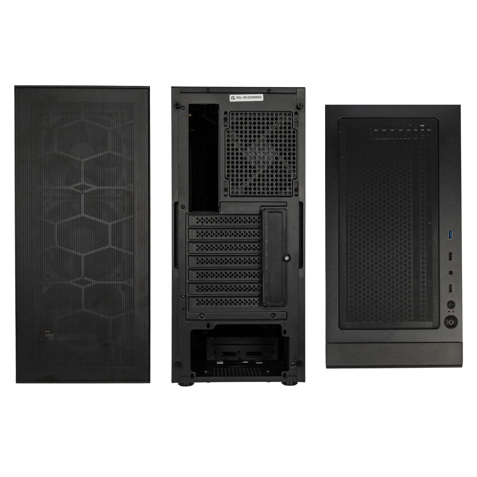 Kolink Observatory HF Mesh PWM Midi Tower - black