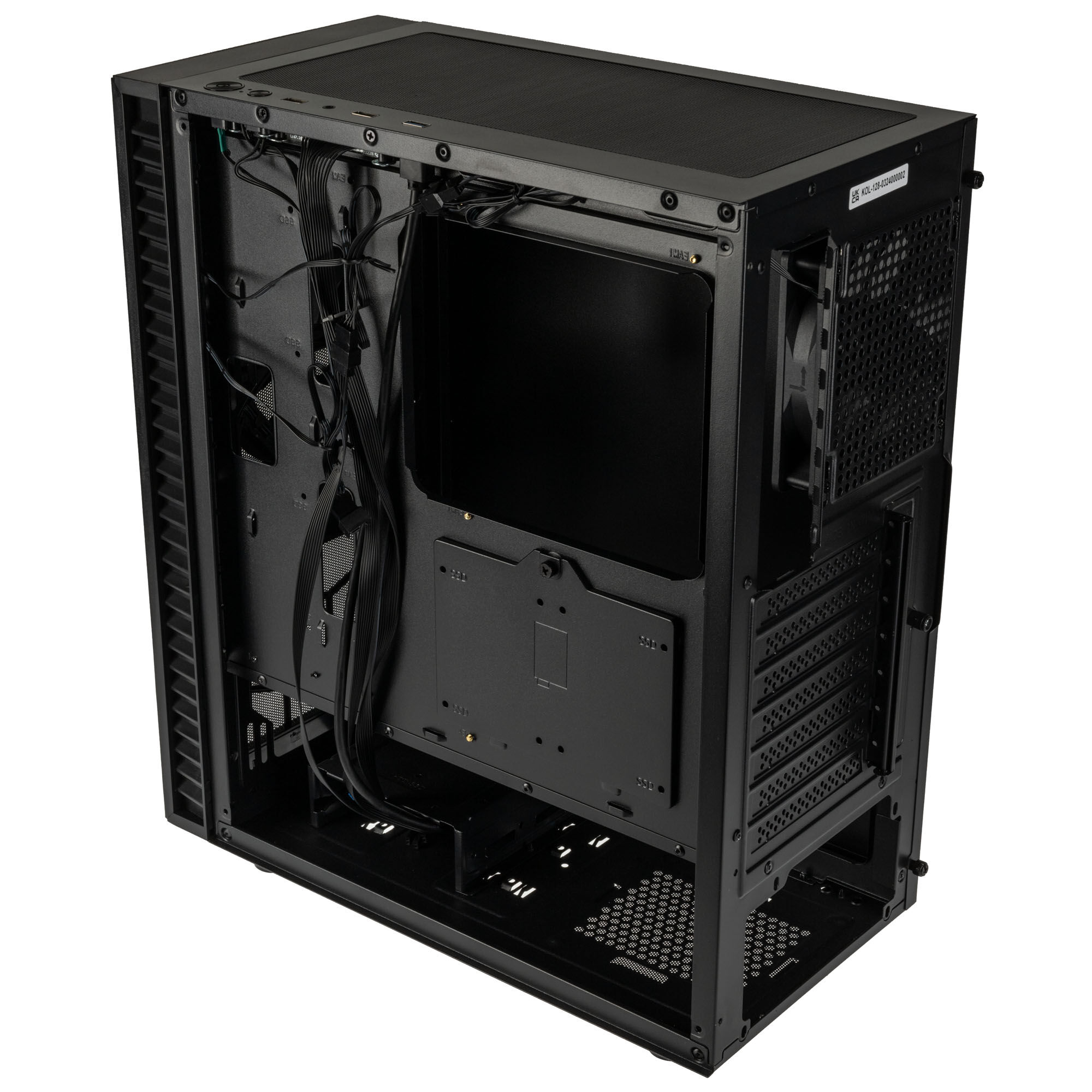 Kolink Observatory HF Mesh PWM Midi Tower - black