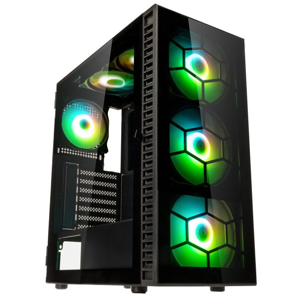 Kolink Observatory HF Plus Glass ARGB Midi Tower – black