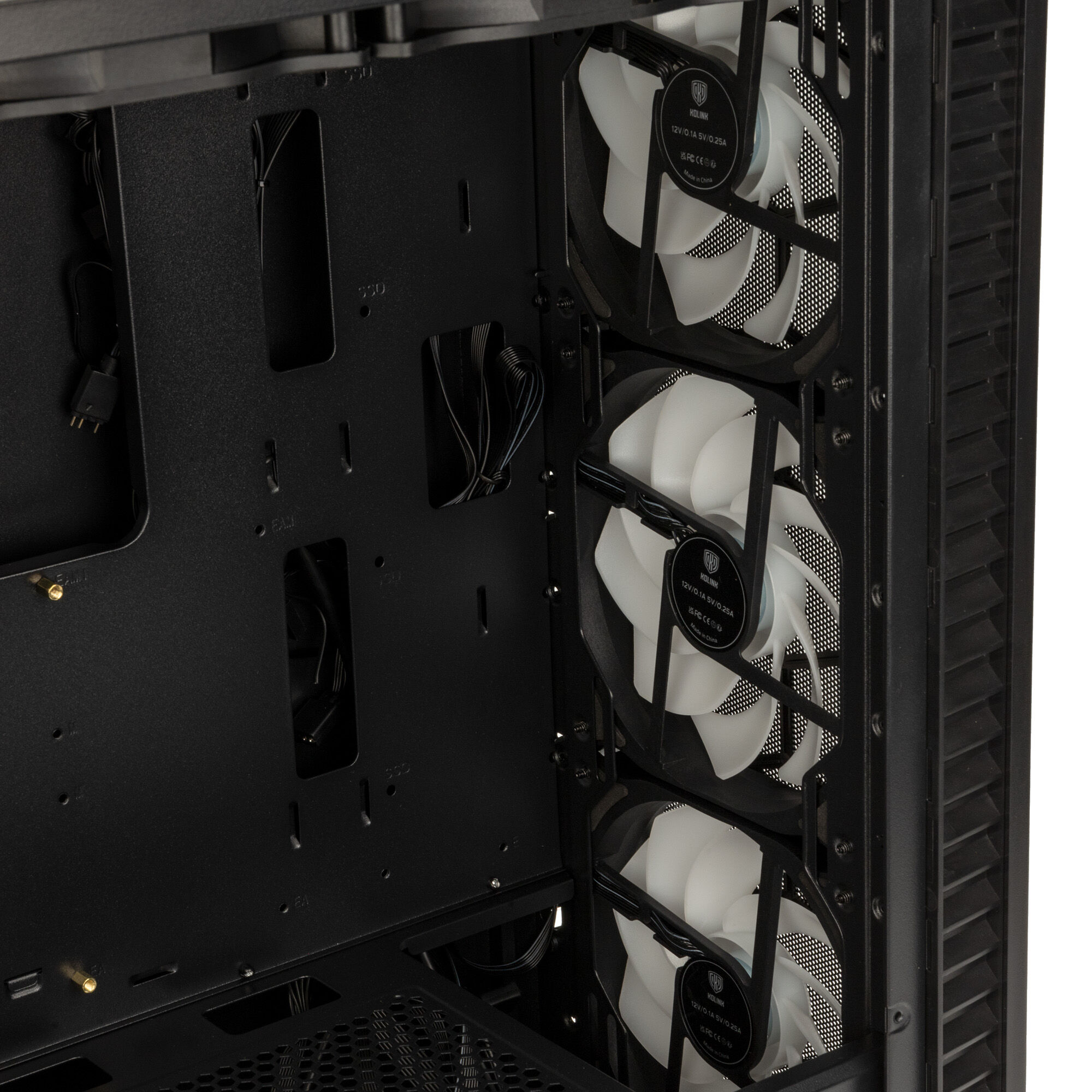 Kolink Observatory HF Plus Mesh ARGB Midi Tower - black