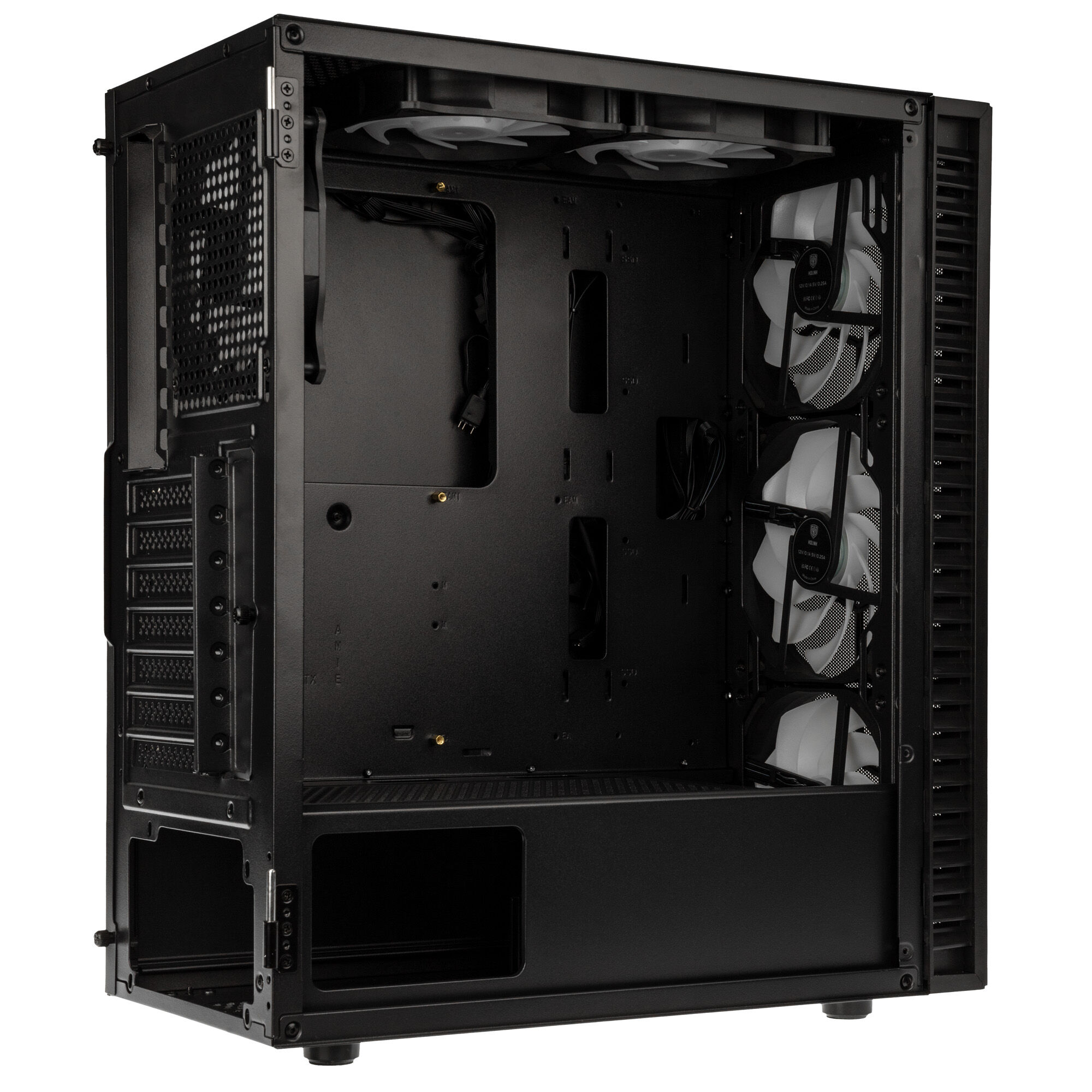 Kolink Observatory HF Plus Mesh ARGB Midi Tower - black