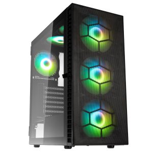 Kolink Observatory HF Plus Mesh ARGB Midi Tower - black