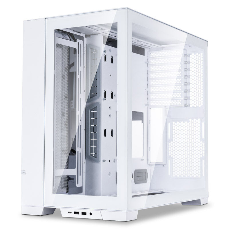 Lian Li O11 Dynamic EVO, Tempered Glass - White