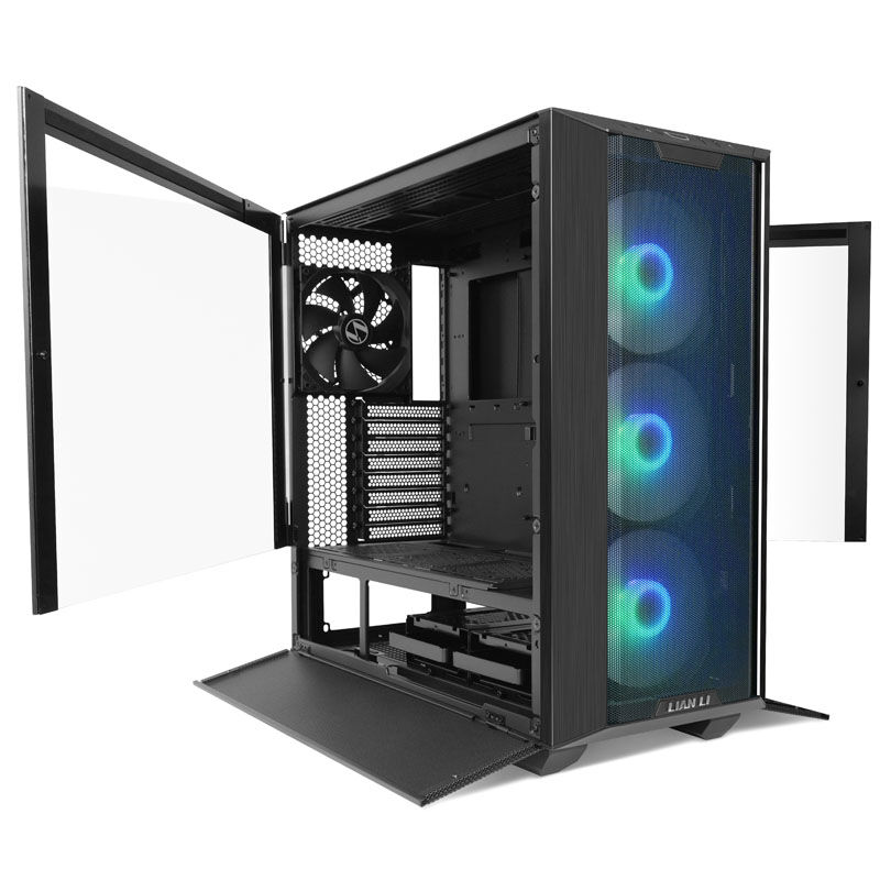 Lian li LANCOOL III E-ATX case, midi tower, RGB - black