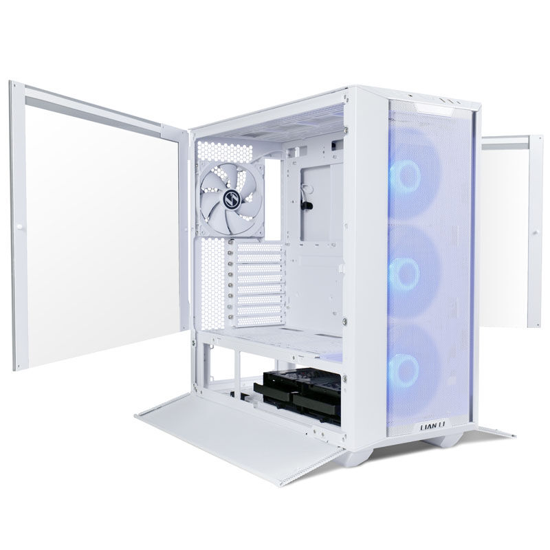 Lian li LANCOOL III E-ATX case, midi tower, RGB - white