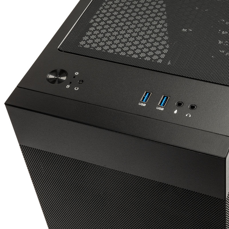 Lian Li LANCOOL 205M Mesh Micro-ATX case, tempered glass - black