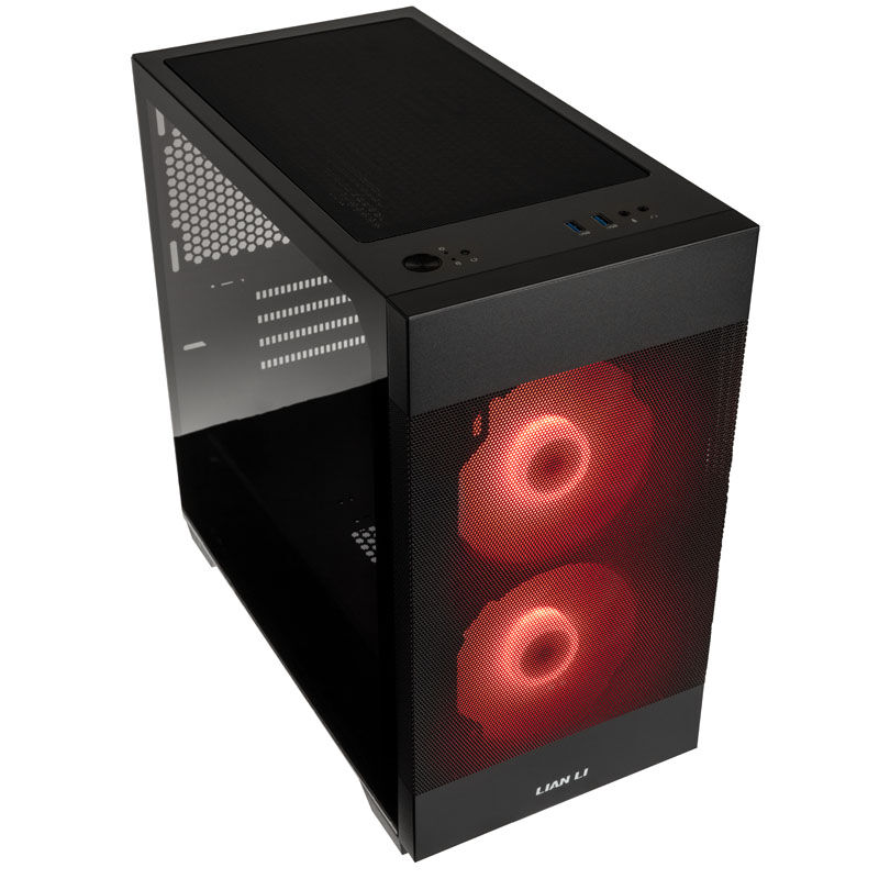 Lian Li LANCOOL 205M Mesh Micro-ATX case, tempered glass - black