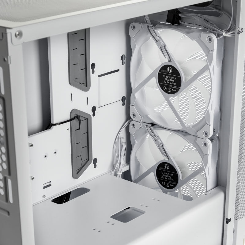 Lian Li LANCOOL 205M Mesh Micro-ATX case, tempered glass - white