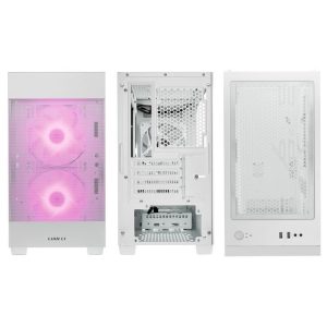 Lian Li LANCOOL 205M Mesh Micro-ATX case, tempered glass - white