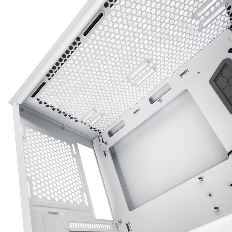 Lian Li LANCOOL 205M Mesh Micro-ATX case, tempered glass - white
