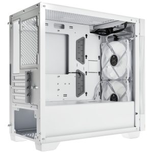 Lian Li LANCOOL 205M Mesh Micro-ATX case, tempered glass - white