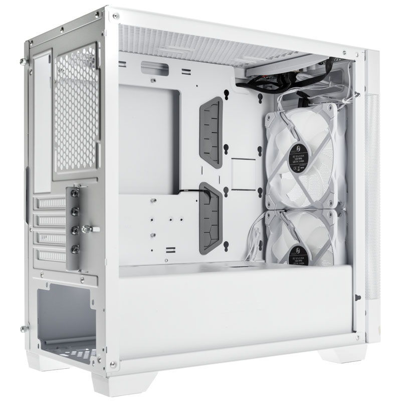 Lian Li LANCOOL 205M Mesh Micro-ATX case, tempered glass - white