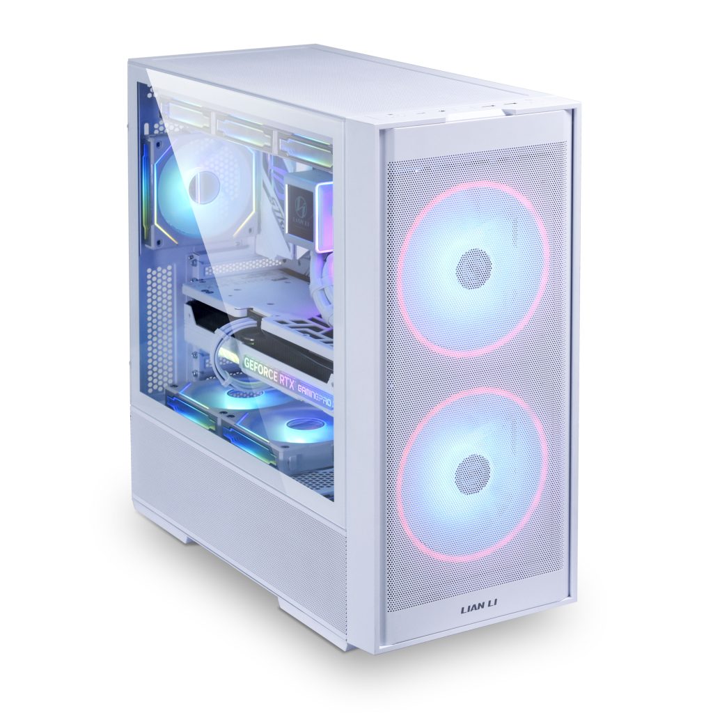 Lian Li LANCOOL 206 Case, Midi-Tower, ATX, Tempered Glass - white