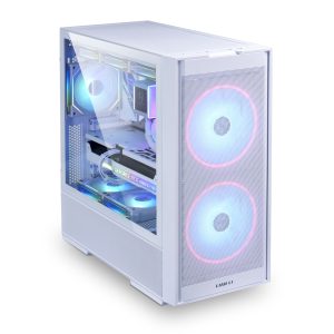 Lian Li LANCOOL 206 Case, Midi-Tower, ATX, Tempered Glass - white