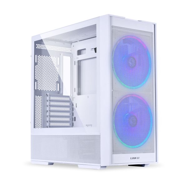 Lian Li LANCOOL 206 Case, Midi-Tower, ATX, Tempered Glass – white