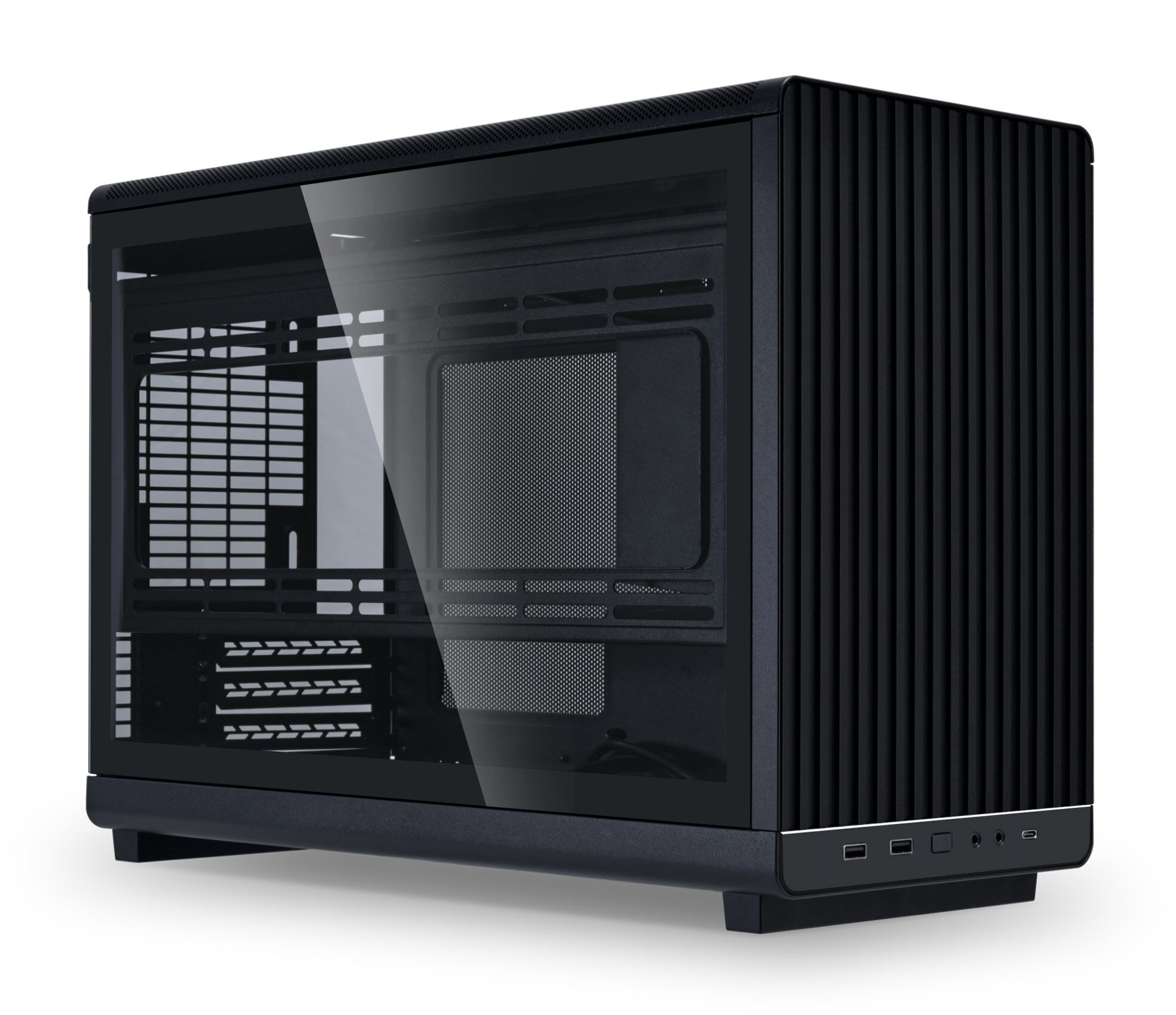 Lian Li DAN Cases A3-mATX Left Side Tempered Glass Panel - Black