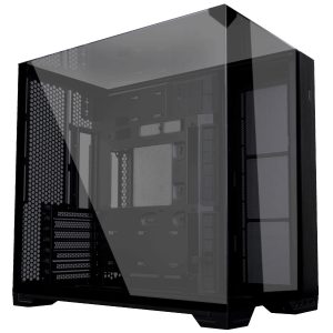 Lian Li O11 Vision Compact PC Case, Mid Tower, E-ATX, Tempered Glass - Black