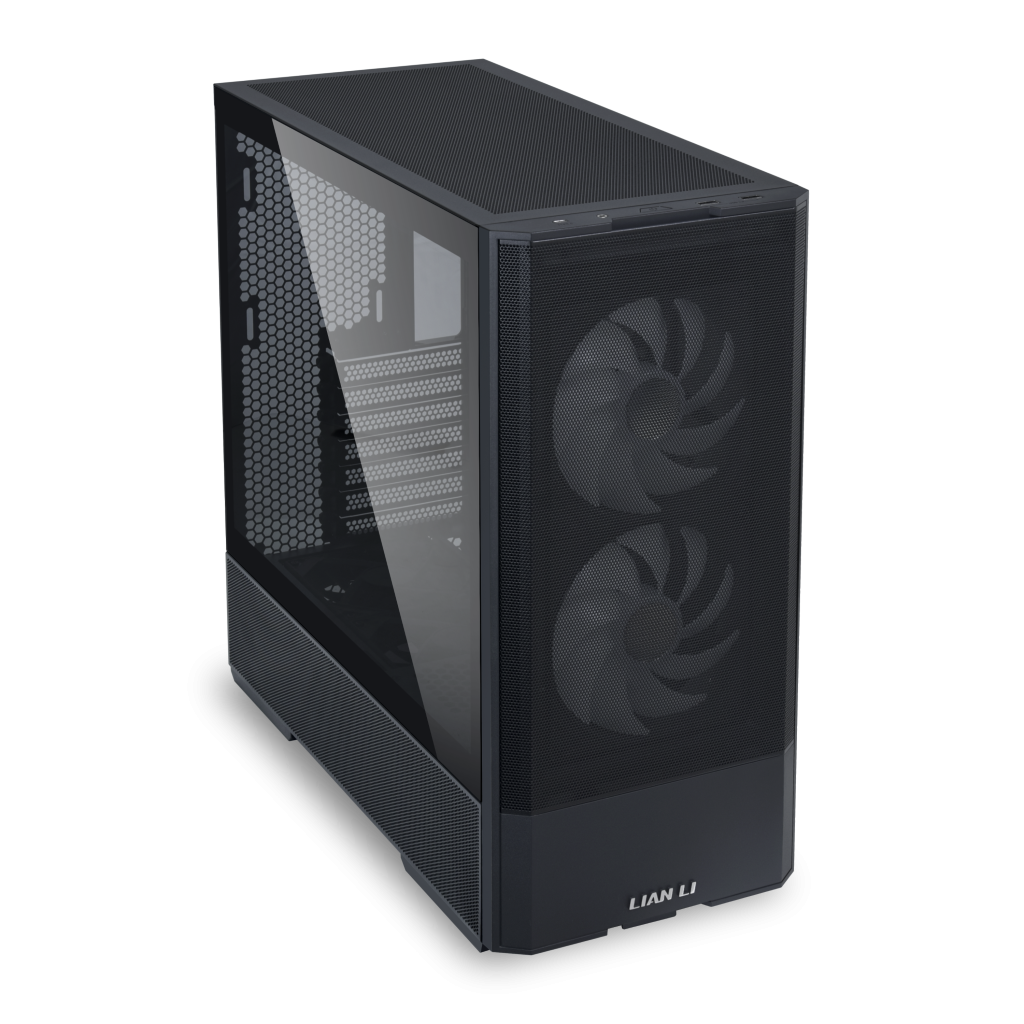 Lian Li LANCOOL 207 PC Case, Midi Tower, ATX, Tempered Glass - black : image 2