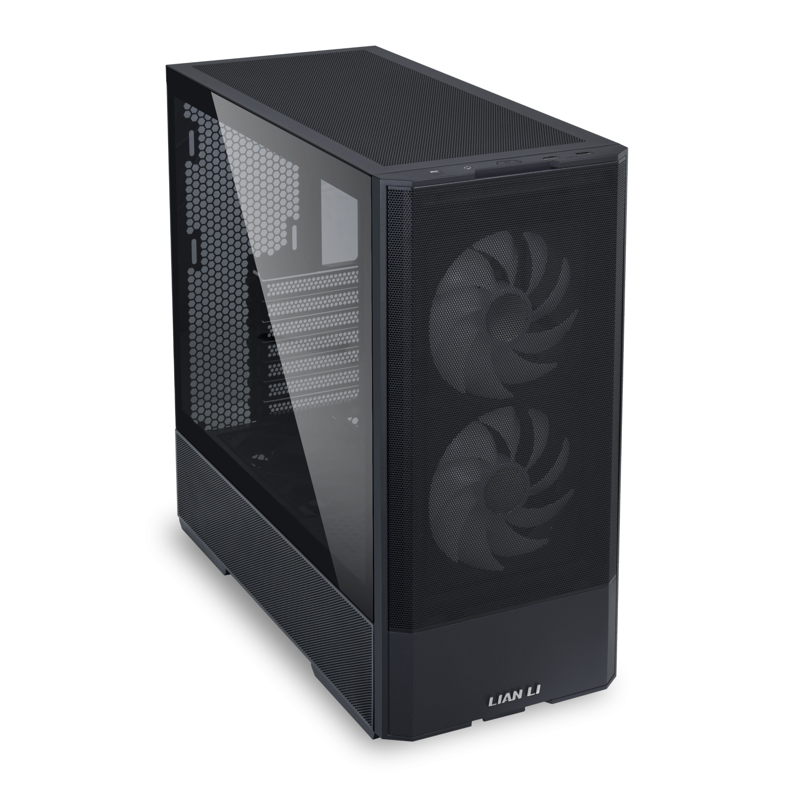 Lian Li LANCOOL 207 PC Case, Midi Tower, ATX, Tempered Glass - black : image 2