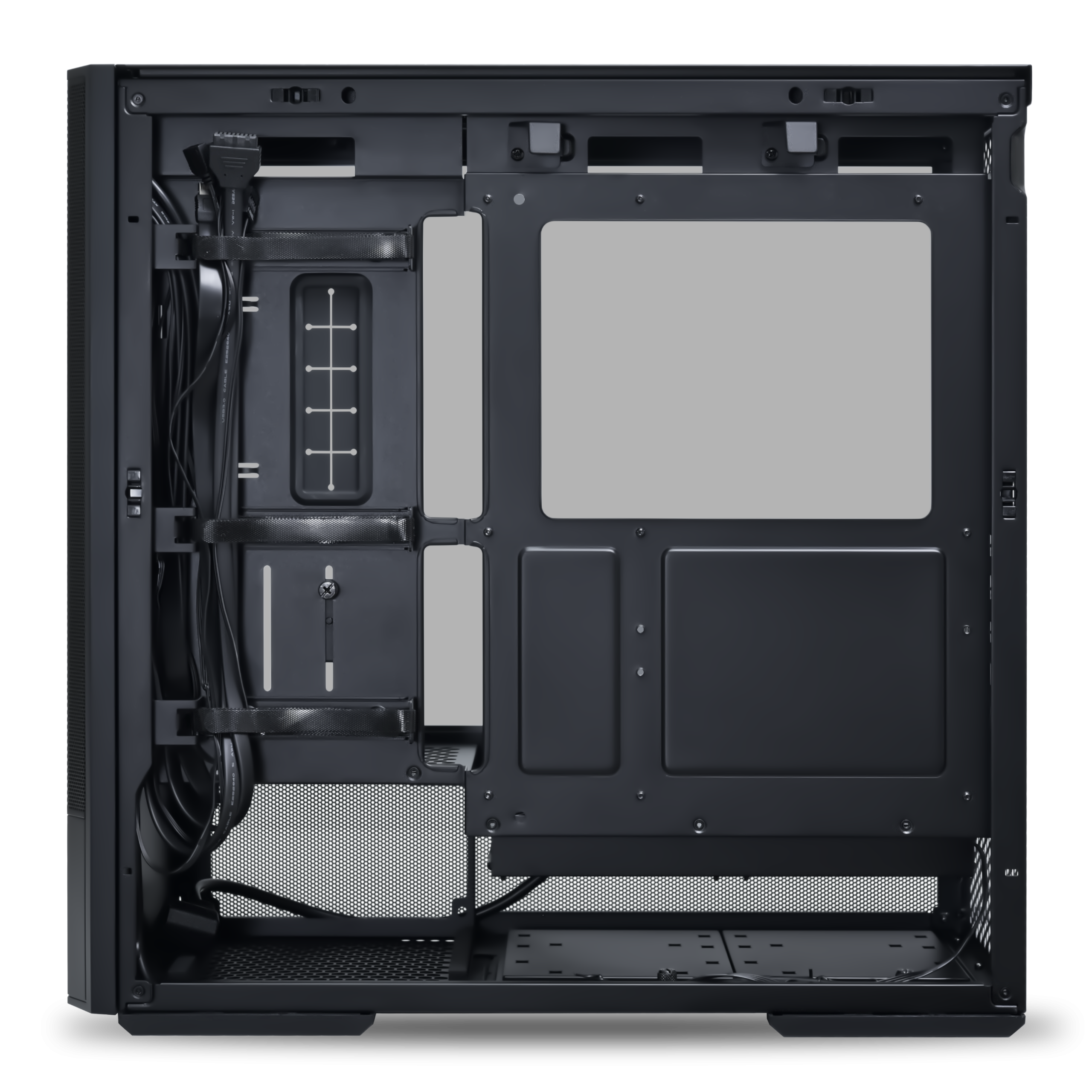 Lian Li LANCOOL 207 PC Case, Midi Tower, ATX, Tempered Glass - black : image 7