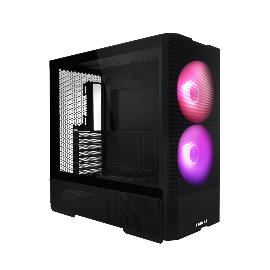 Lian Li LANCOOL 207 PC Case, Midi Tower, ATX, Tempered Glass - black : image 5