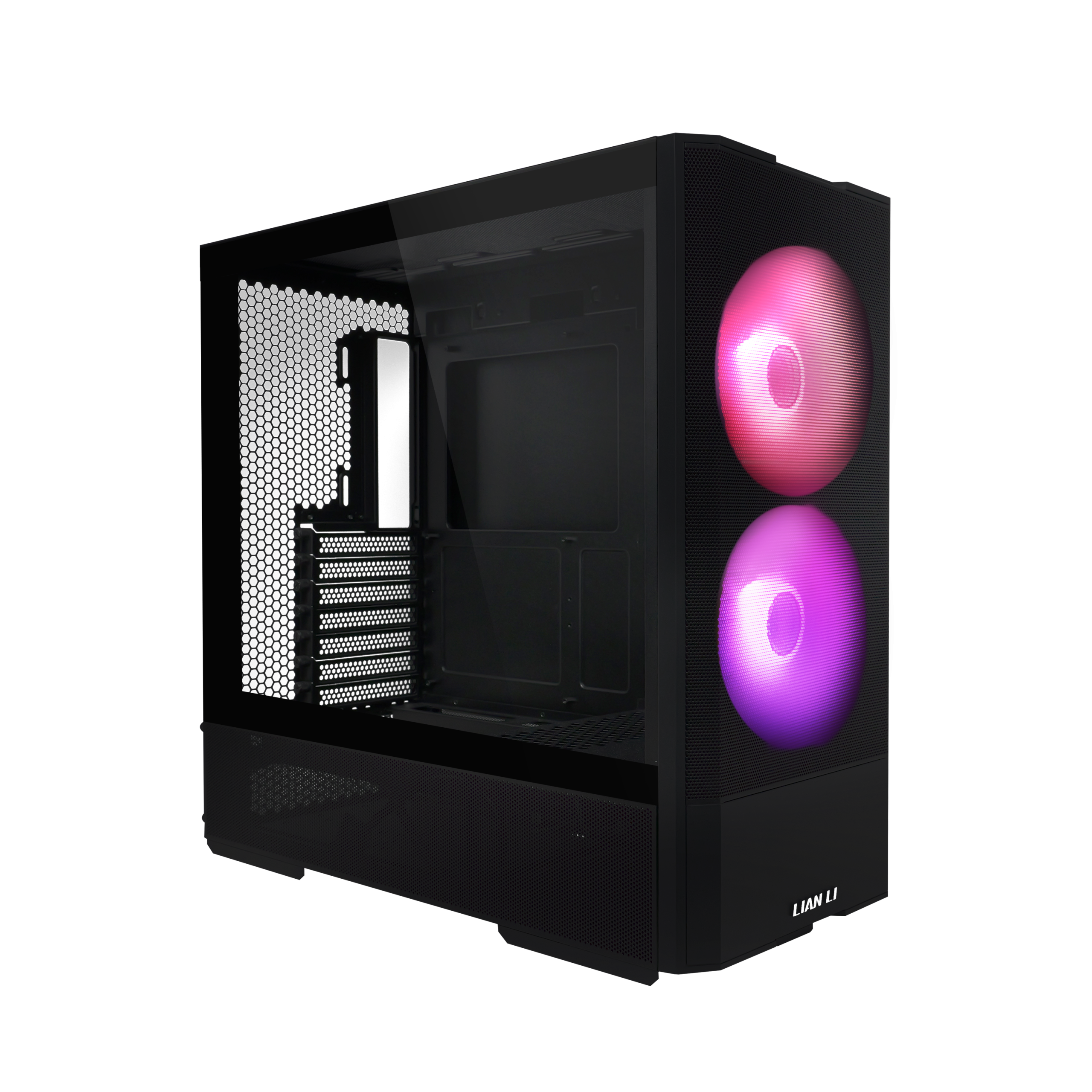 Lian Li LANCOOL 207 PC Case, Midi Tower, ATX, Tempered Glass - black : image 5