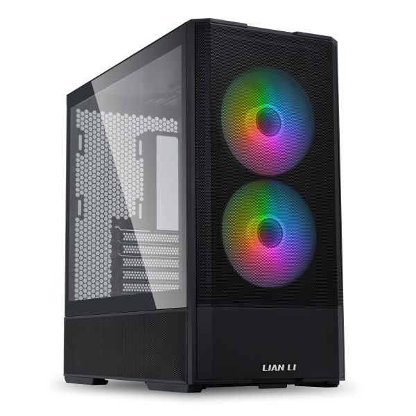 Lian Li LANCOOL 207 PC Case, Midi Tower, ATX, Tempered Glass – black
