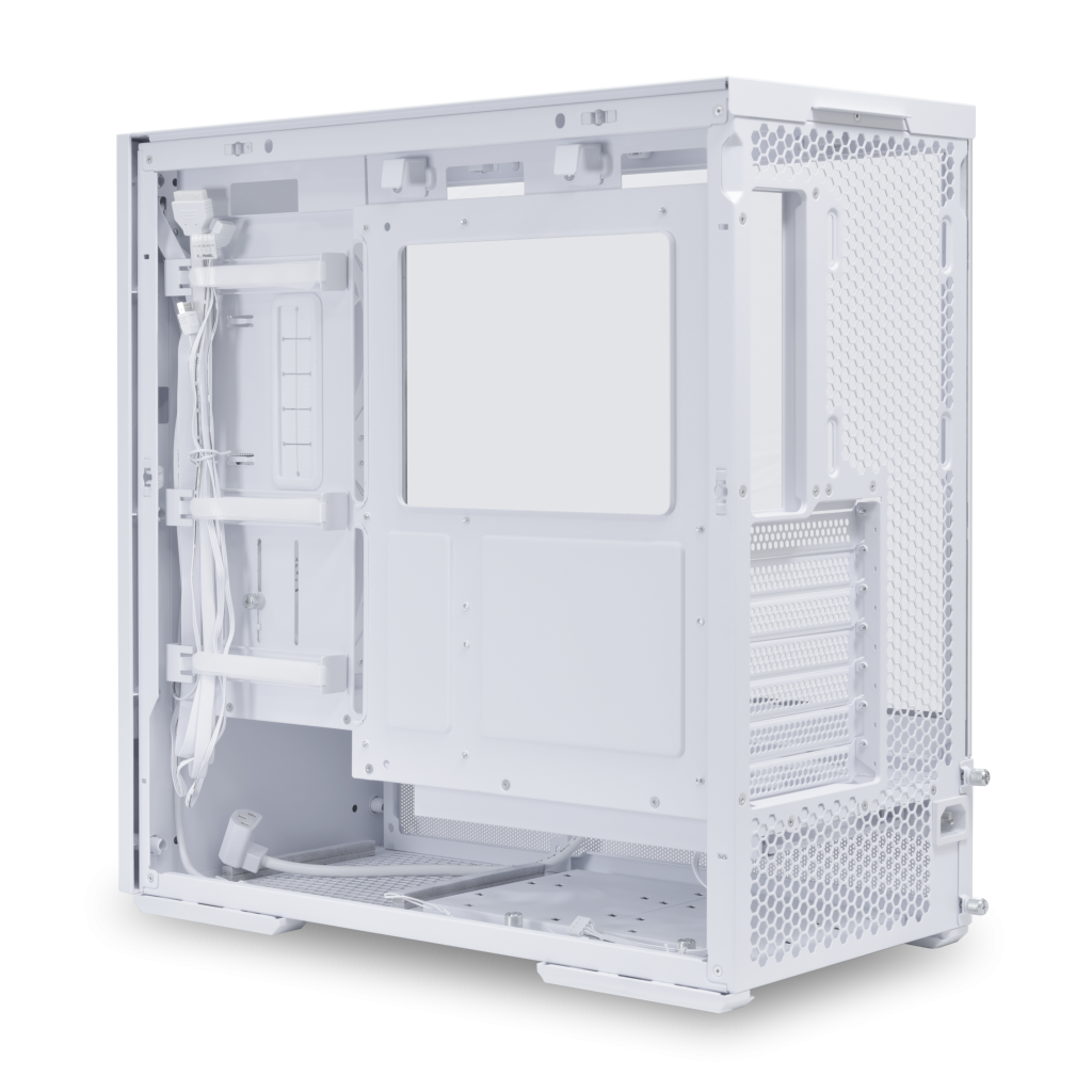 Lian Li LANCOOL 207 PC Case, Midi Tower, ATX, Tempered Glass - white