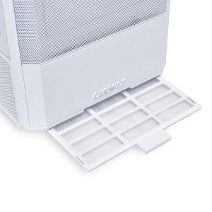 Lian Li LANCOOL 207 PC Case, Midi Tower, ATX, Tempered Glass - white