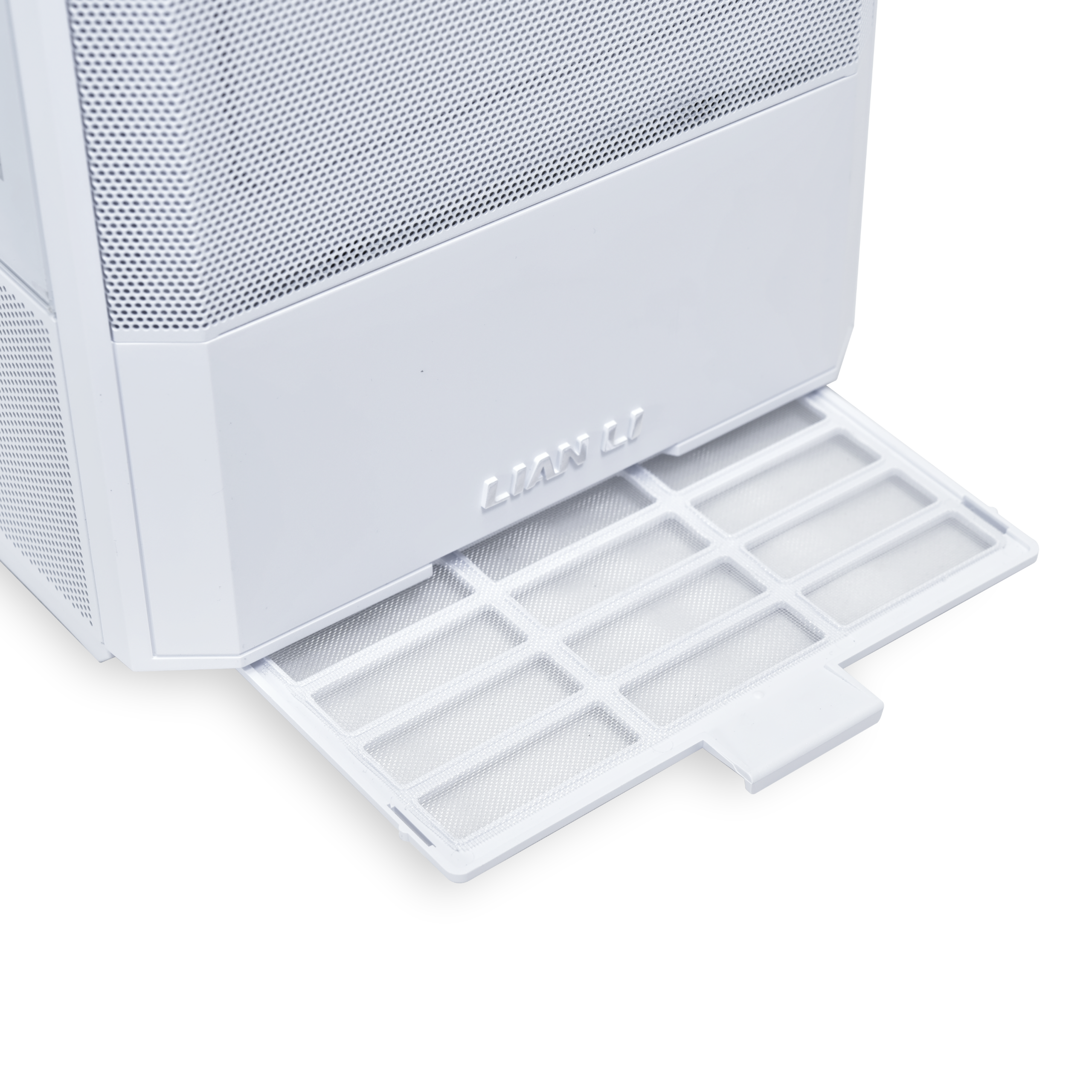 Lian Li LANCOOL 207 PC Case, Midi Tower, ATX, Tempered Glass - white