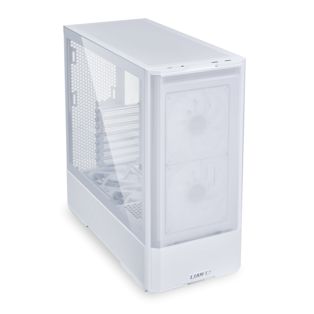 Lian Li LANCOOL 207 PC Case, Midi Tower, ATX, Tempered Glass - white