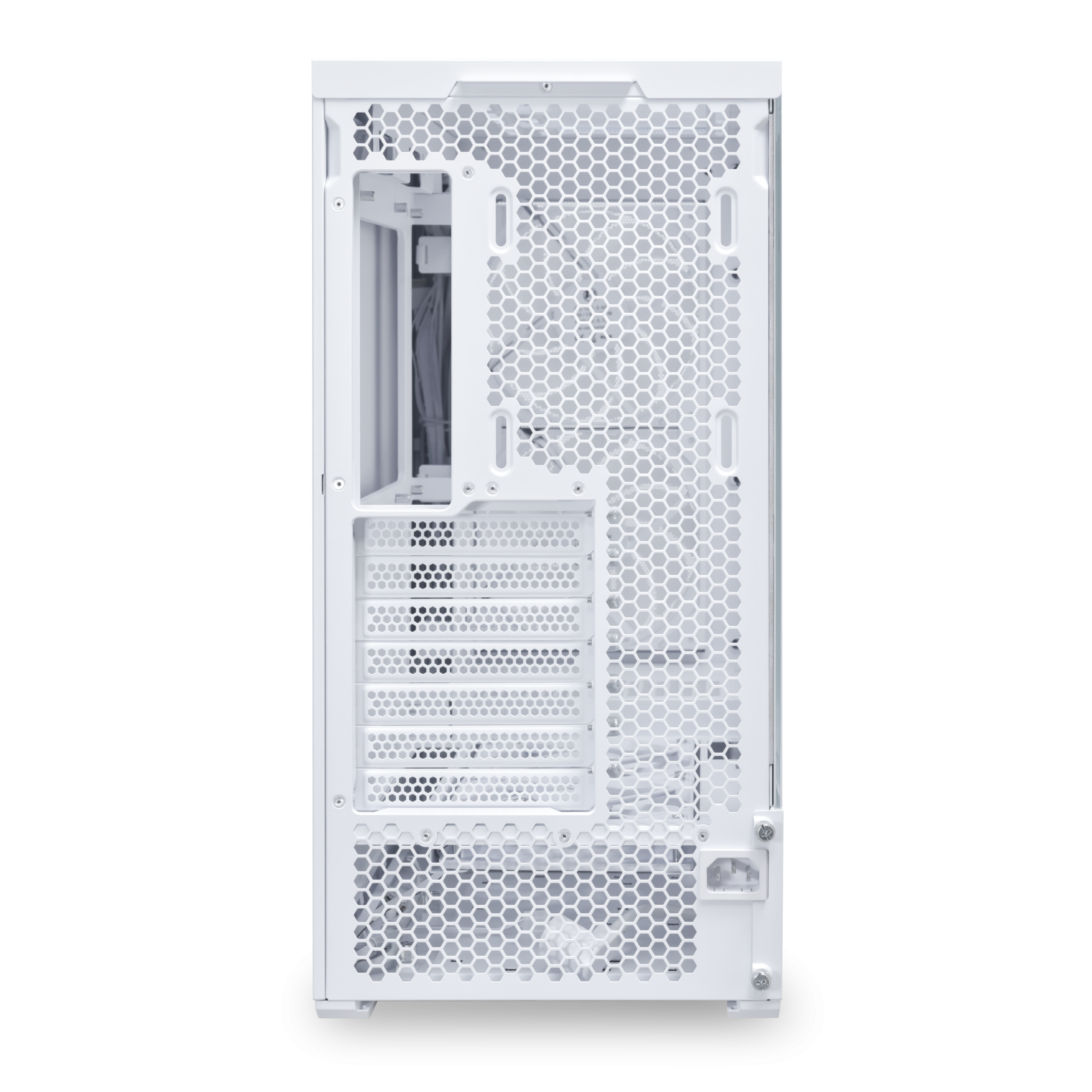 Lian Li LANCOOL 207 PC Case, Midi Tower, ATX, Tempered Glass - white