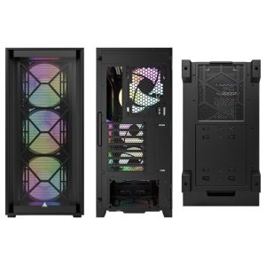 Montech AIR 1000 Premium, Midi-Tower, Tempered Glass, - black