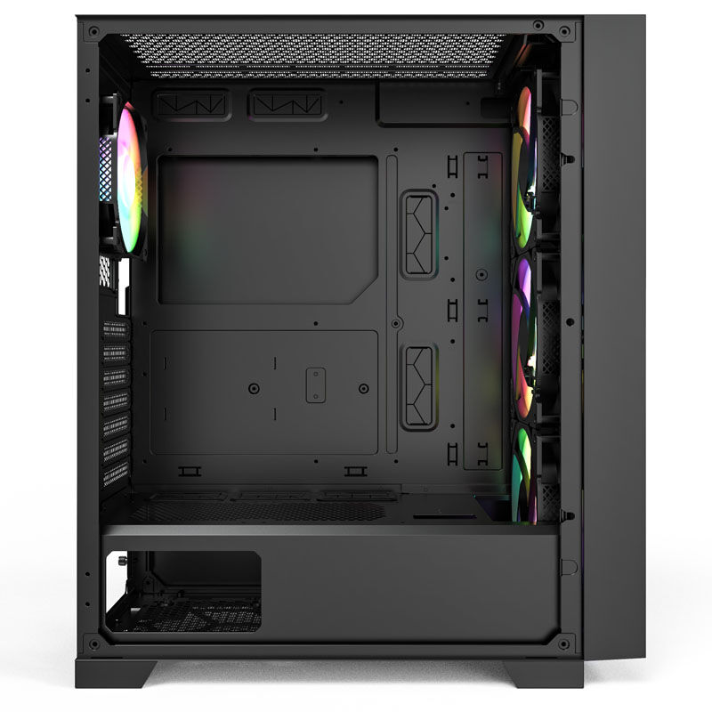 Montech AIR 1000 Premium, Midi-Tower, Tempered Glass, - black