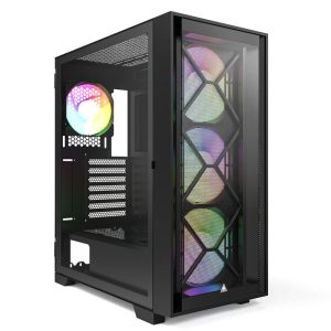Montech AIR 1000 Premium, Midi-Tower, Tempered Glass, - black