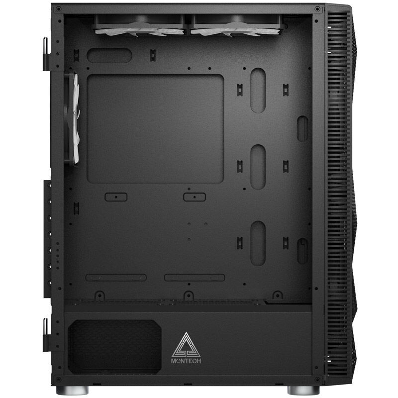 Montech X3 Mesh Midi-Tower, RGB, Tempered Glass - black