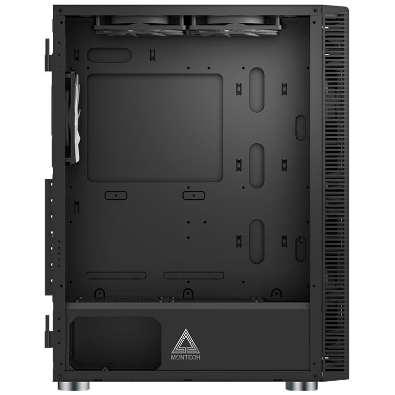 Montech X3 Glass Midi-Tower, RGB, Tempered Glass - black