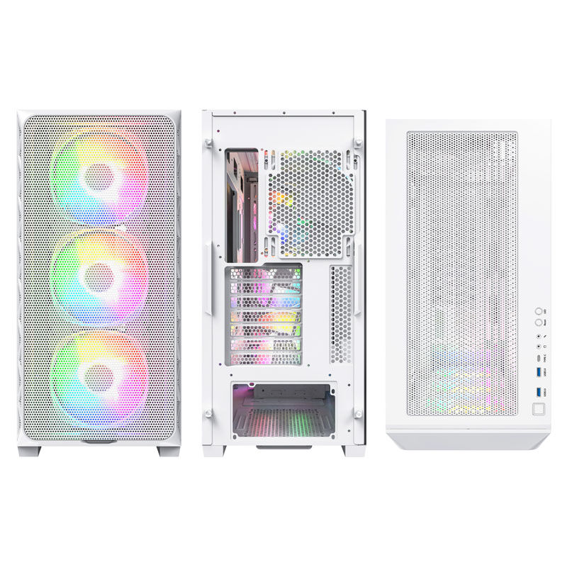 Montech AIR 903 MAX Midi-Tower, Tempered Glass - White : image 2