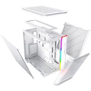 Montech KING 95 Midi-Tower, Tempered Glass, ARGB - white