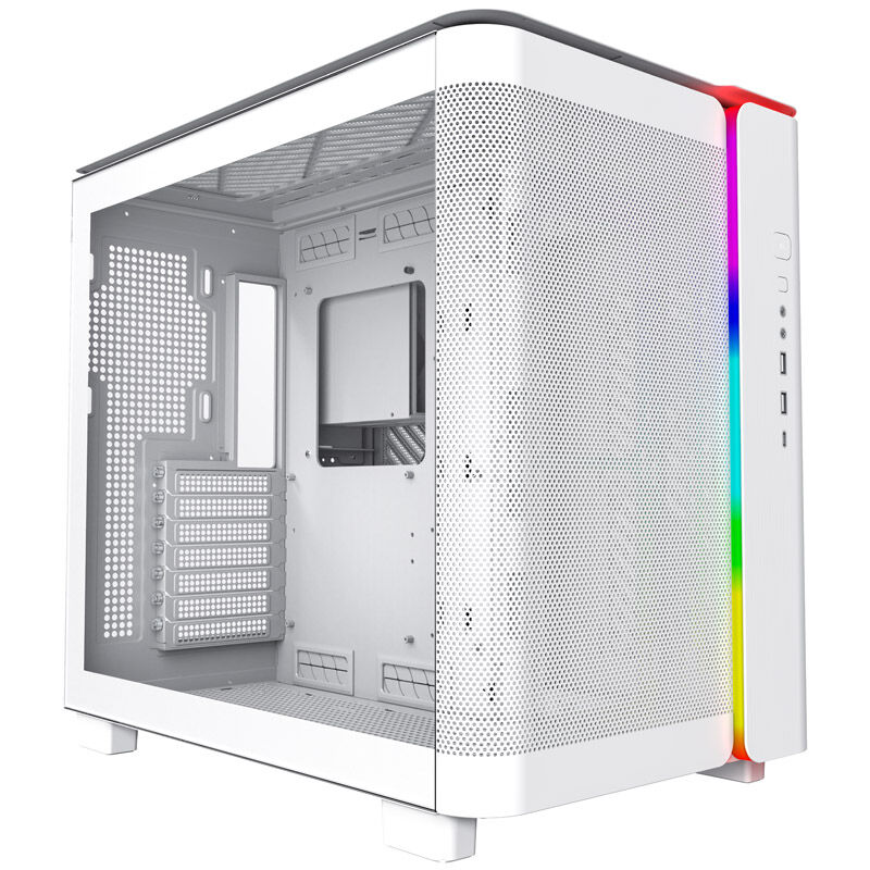 Montech KING 95 Midi-Tower, Tempered Glass, ARGB - white