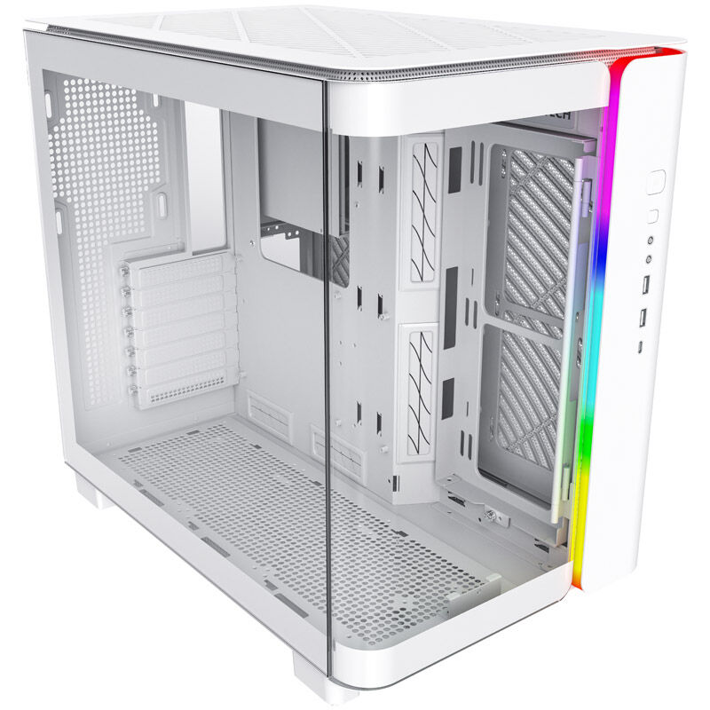 Montech KING 95 Midi-Tower, Tempered Glass, ARGB - white