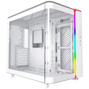Montech KING 95 Midi-Tower, Tempered Glass, ARGB - white