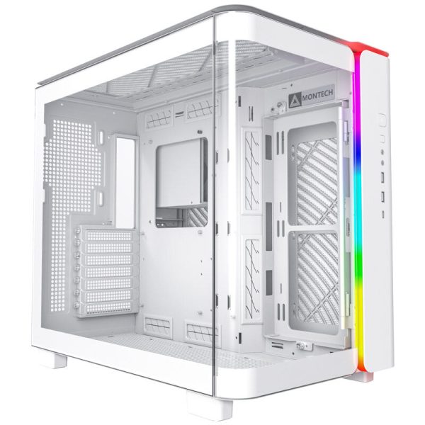 Montech KING 95 Midi-Tower, Tempered Glass, ARGB – white